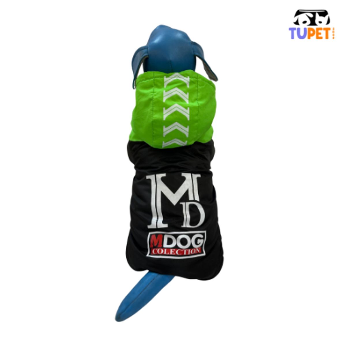 TUPET SHOP - Casaca Impermeable M Dog Capucha Verde Talla 2