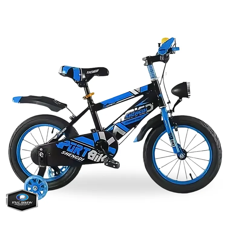GENERICO - Bicicleta para Niño ARO 16 AZUL