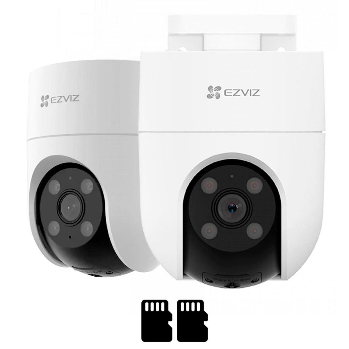 EZVIZ - EZVIZ H8C 1080P 2-PACK 128GB Camara de Seguridad WIFI FullHD