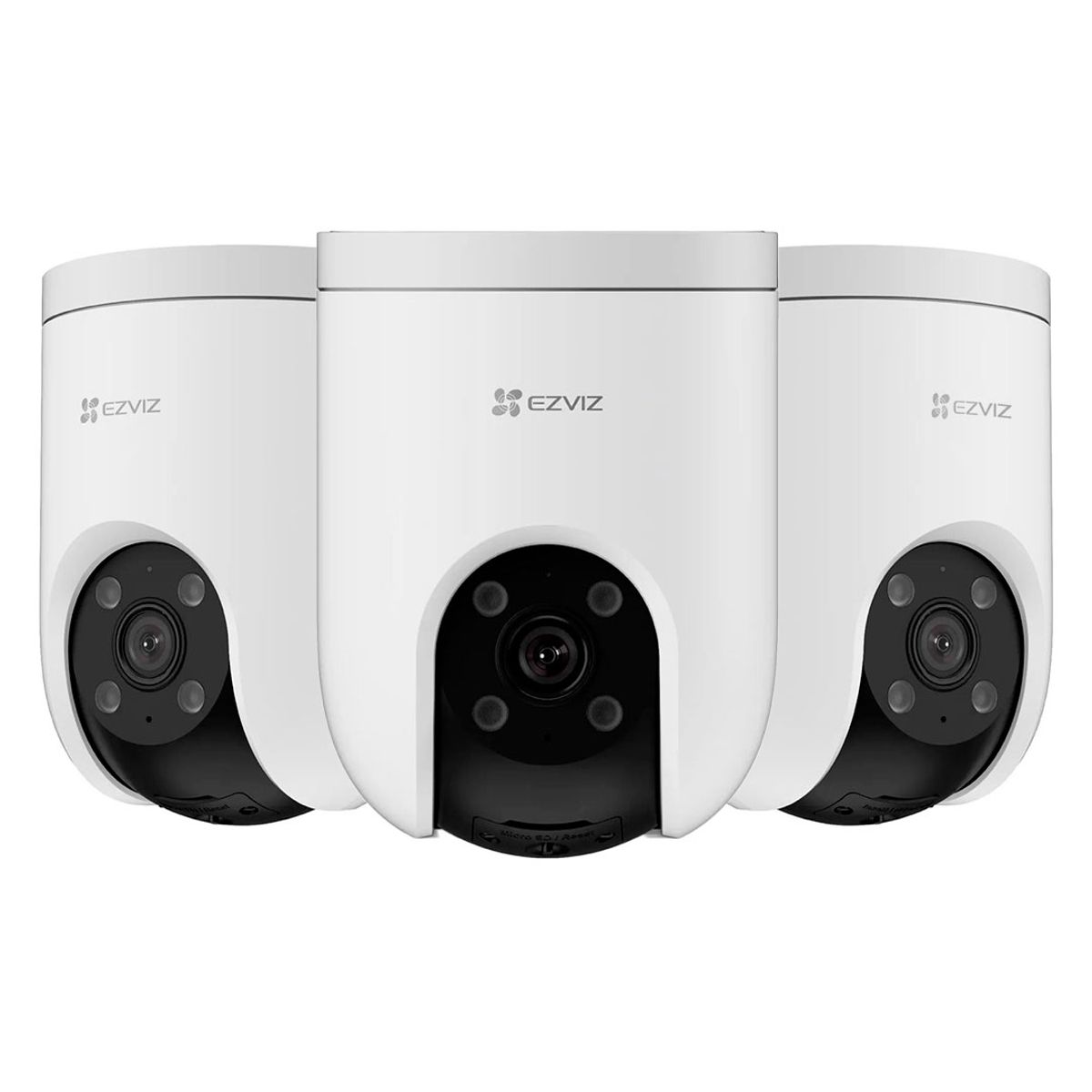 EZVIZ - EZVIZ H8C PRO 3K 3-PACK 256GB Camara de Seguridad WIFI 5MP