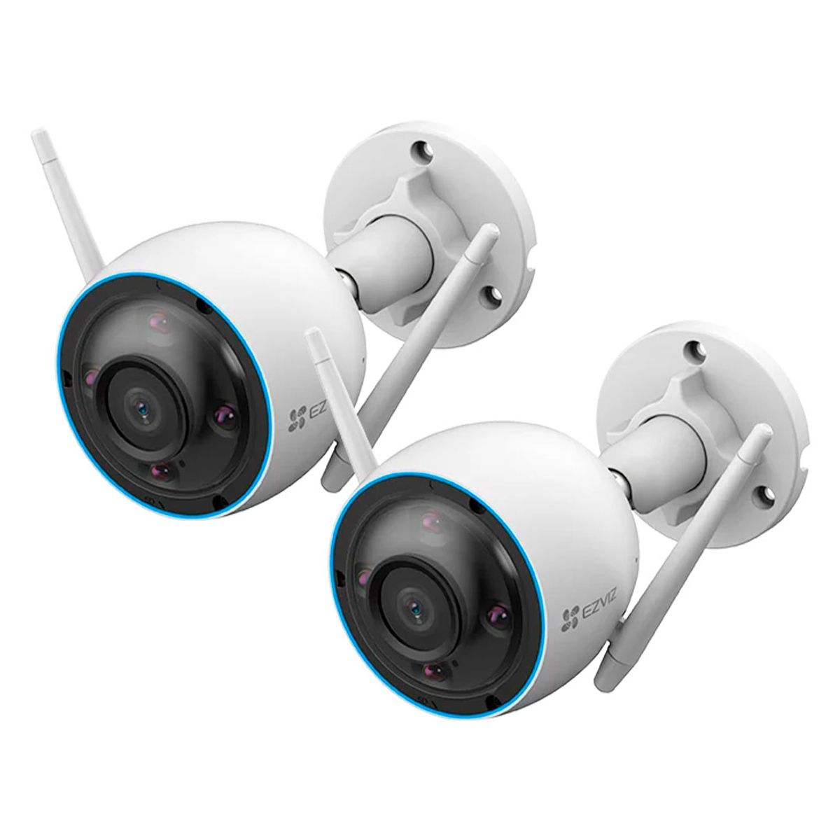 EZVIZ - EZVIZ H3 2K 3-PACK Cámara de Seguridad WIFI 3MP exterior