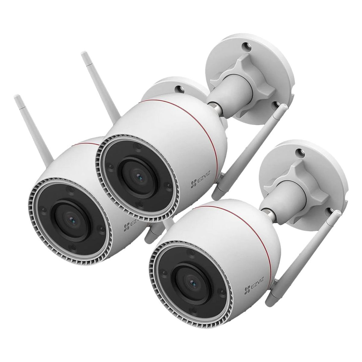 EZVIZ - EZVIZ H3C 2K 3-PACK Camara de Seguridad WIFI 3MP exterior