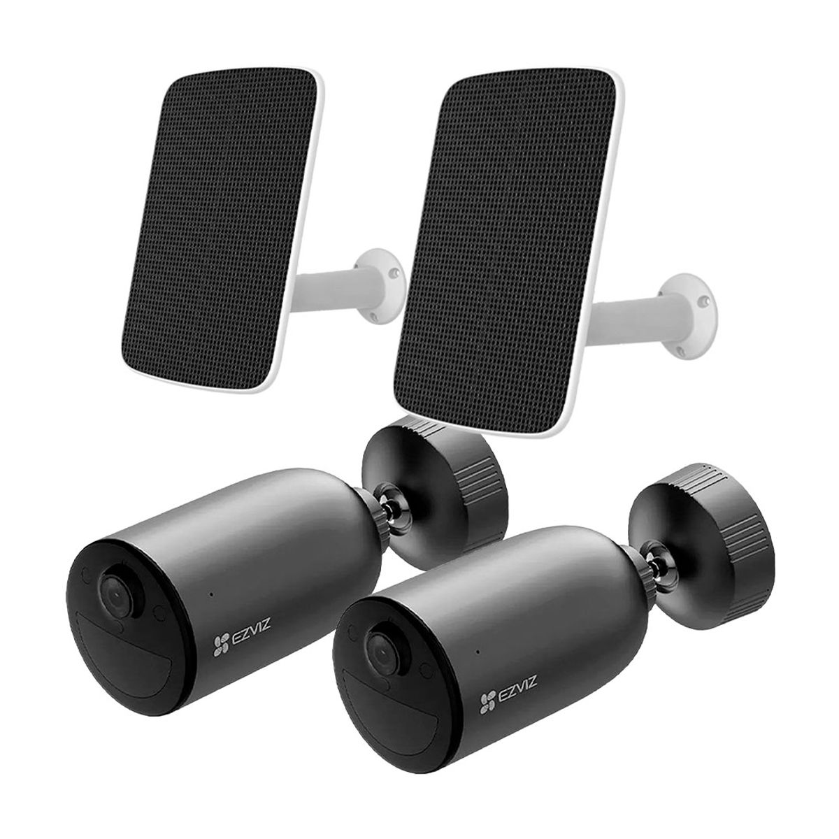 EZVIZ - EZVIZ EB3 2K 2-PACK 128GB Camara de Seguridad WIFI 3MP Solar