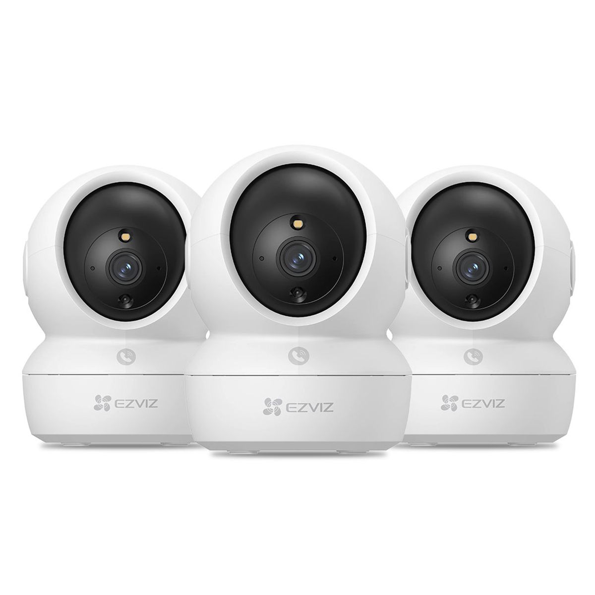 EZVIZ - EZVIZ H6C PRO 2K 3-PACK Camara de Seguridad WIFI 3MP PT 360