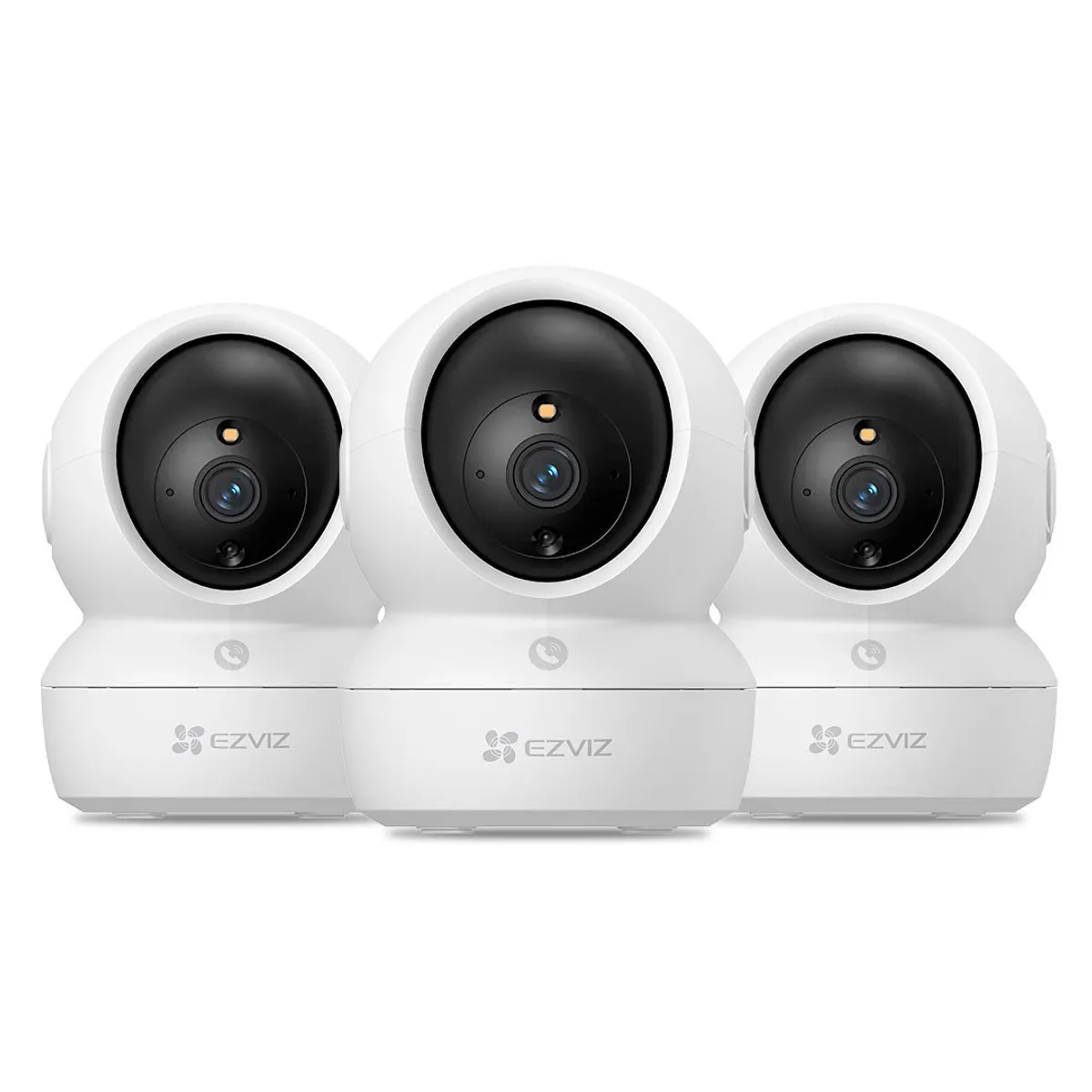 EZVIZ - EZVIZ H6C PRO 3K 3-PACK Cámara de Seguridad WIFI PT 5GHZ 360