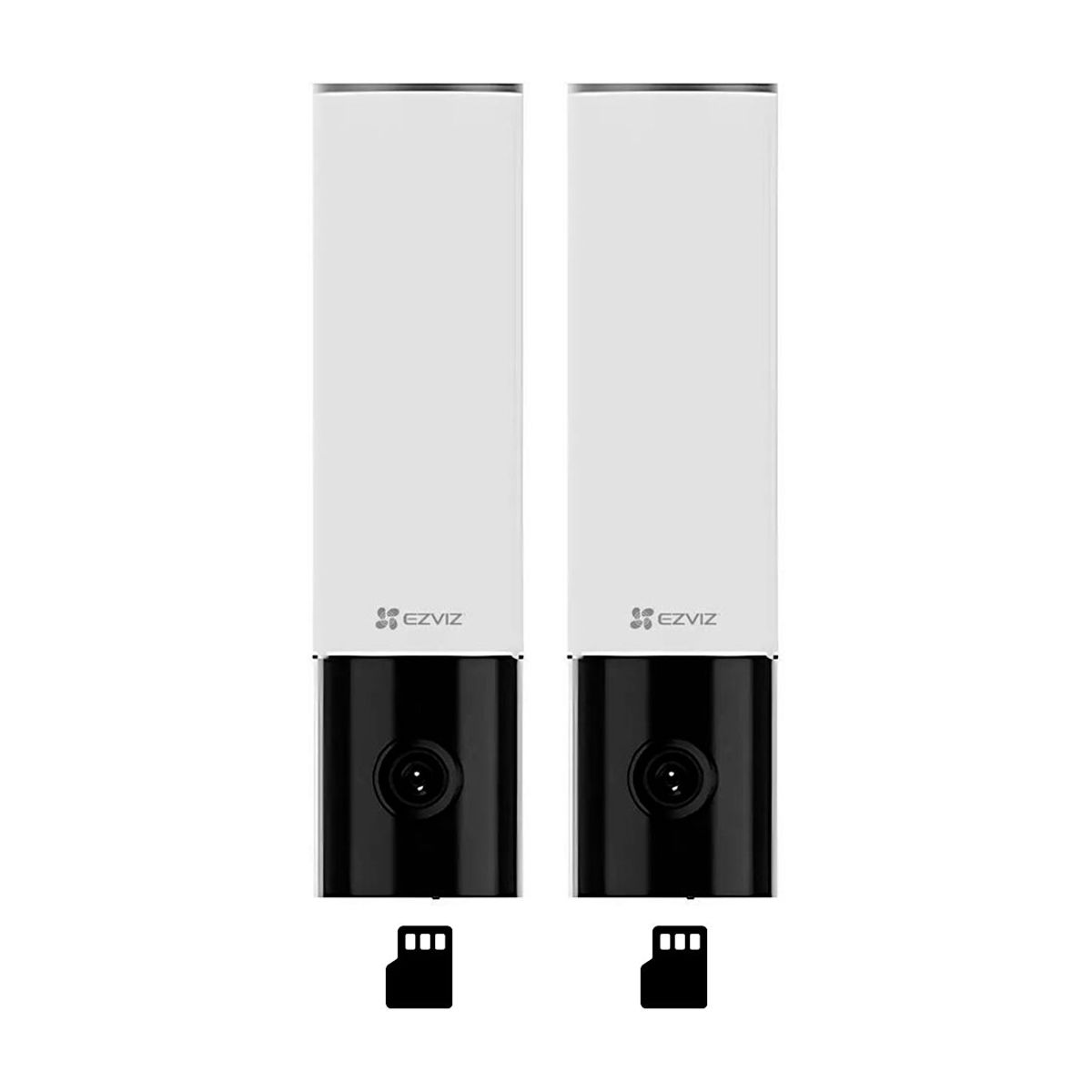 EZVIZ - EZVIZ EL3 2K 2-PACK 64GB Cámara de Seguridad WIFI 3MP