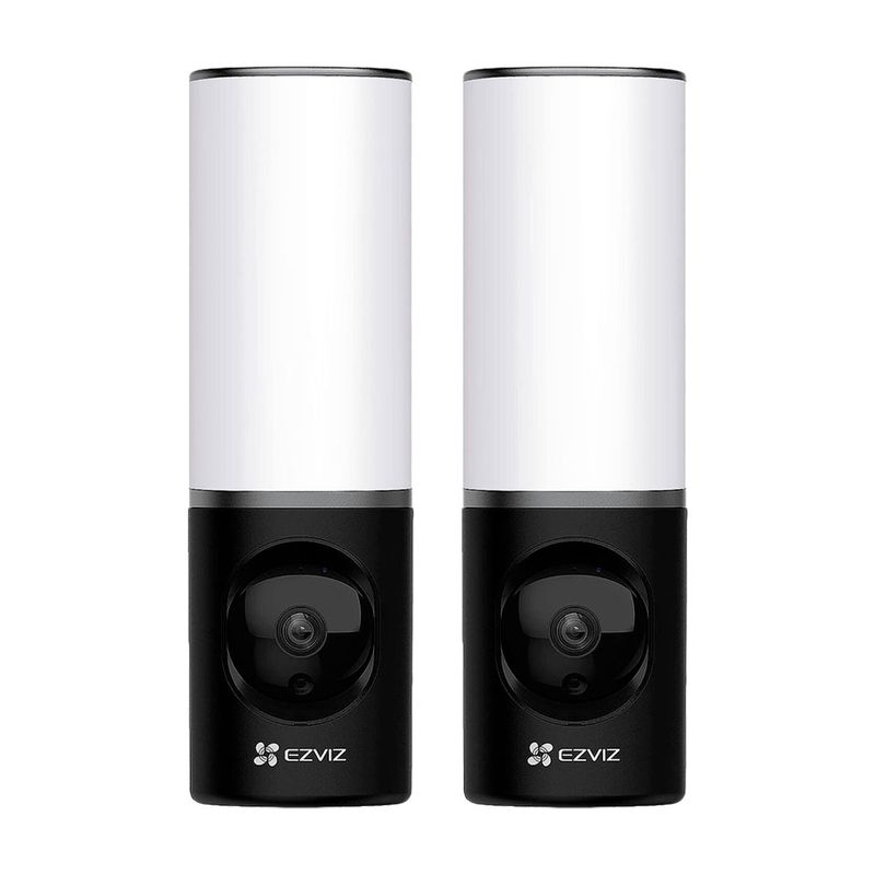 EZVIZ - EZVIZ LC3 2K+ 2-PACK Cámara de Seguridad WIFI 4MP lámpara