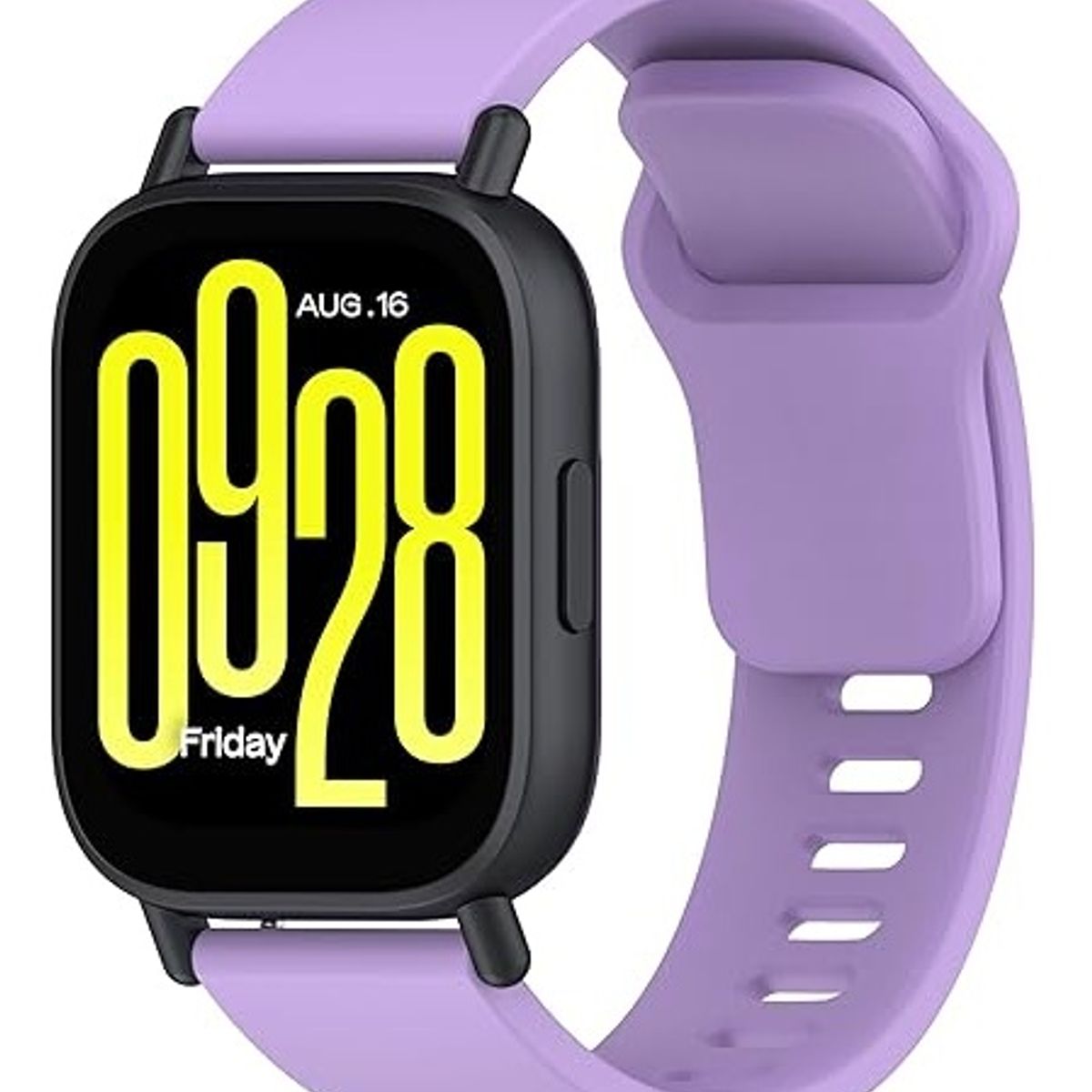 GENERICO - CORREA DE SILICON LILA PARA XIAOMI REDMI WATCH 5 ACTIVE
