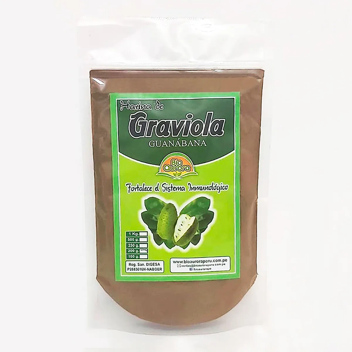 GENERICO - Harina de Guanabana 200 gr - Bio Aurora