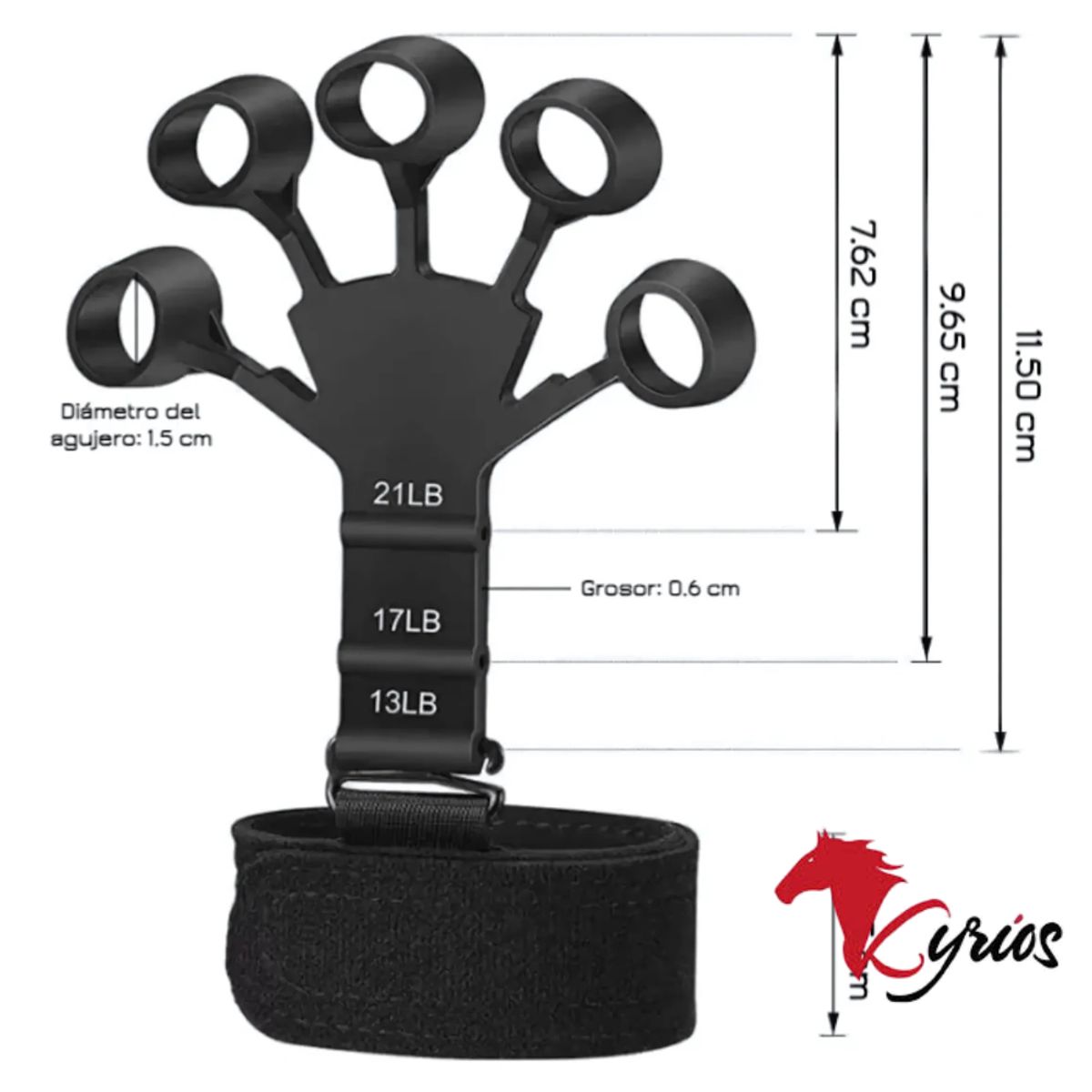 NO LOGO - Dedal Para Ejercicios Y Rehabilitación De Dedos