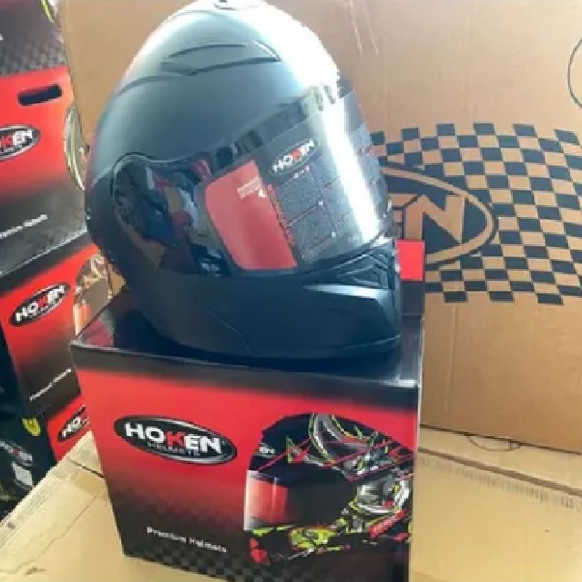 GENERICO - Casco Abatible Hoken Certificado Doble Visor  Certificacion