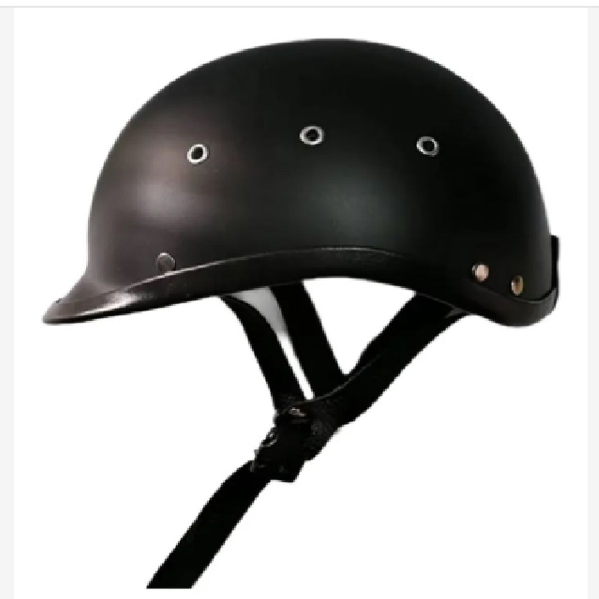 GENERICO - Casco De Moto o Bicicleta Tipo Policia  Choper Abierto