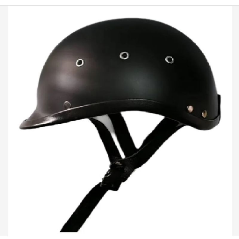 GENERICO - Casco De Moto o Bicicleta Tipo Policia  Choper Abierto