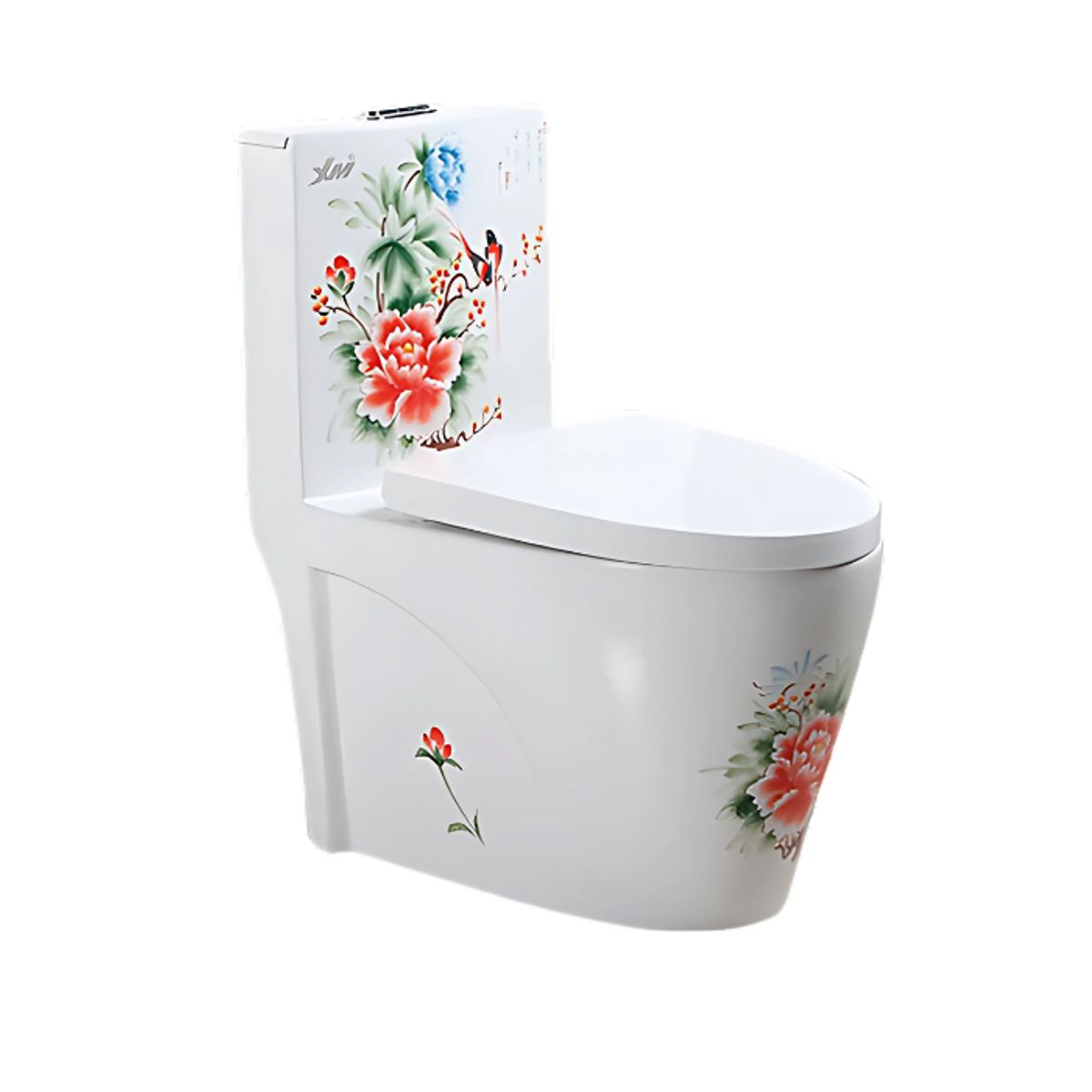 XM - INODORO ONE PIECE BLANCO CON DISEÑOS IN8835FRO