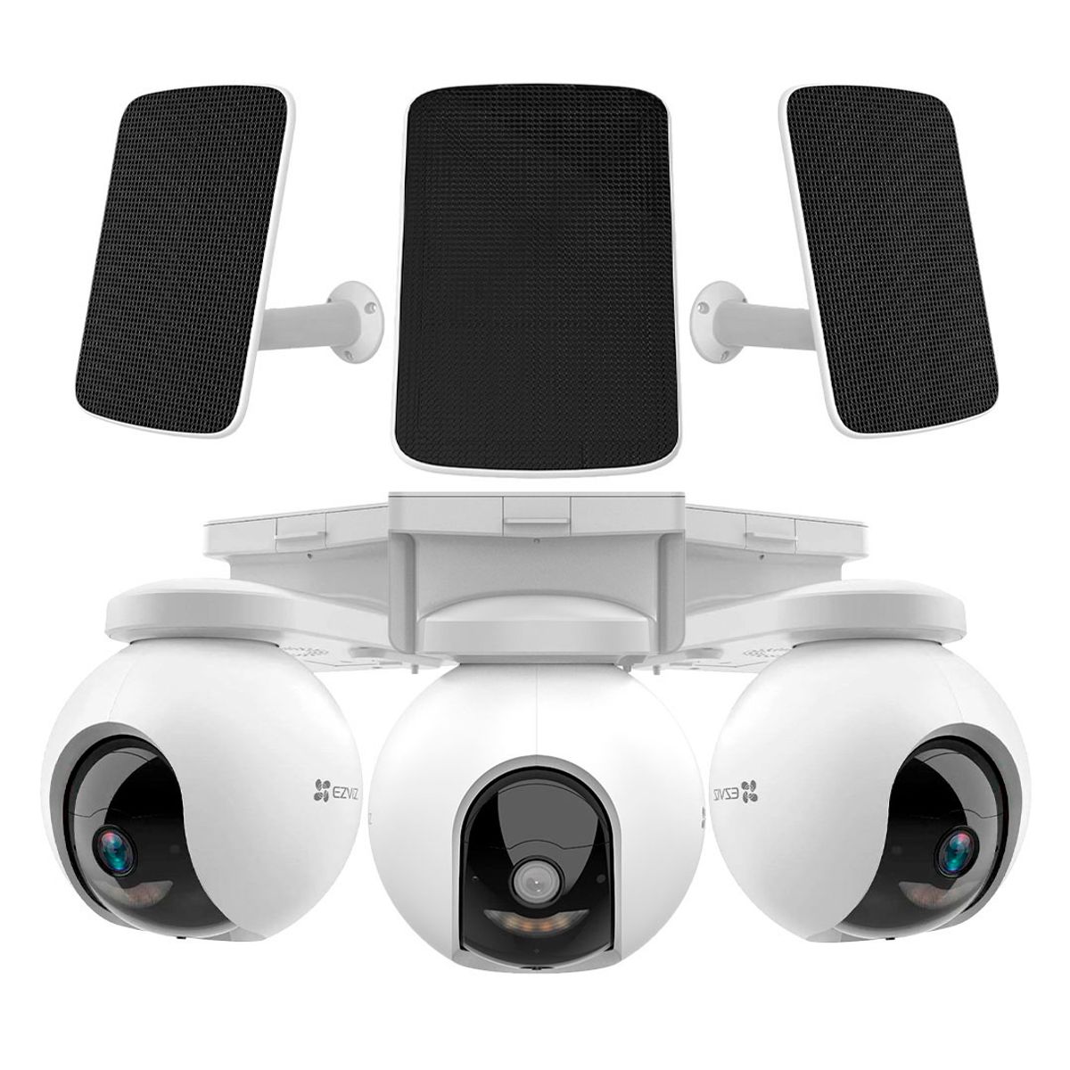 EZVIZ - EZVIZ EB8 4G 2K 3-PACK Cámara de Seguridad WIFI 3MP Solar