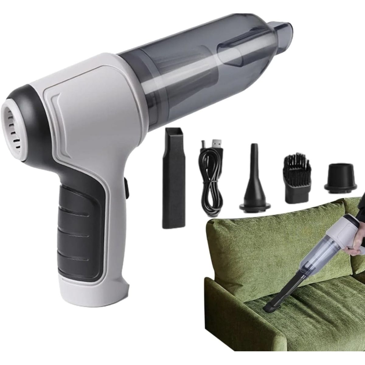 GENERICO - Aspiradora De Mano Portatil Para Automovil Hogar Exteriores