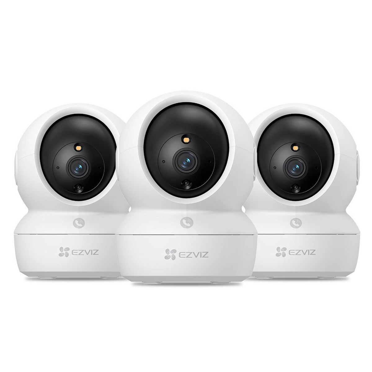 EZVIZ - EZVIZ H6C PRO 2K+ 3-PACK 64GB Cámara de Seguridad WIFI 4MP