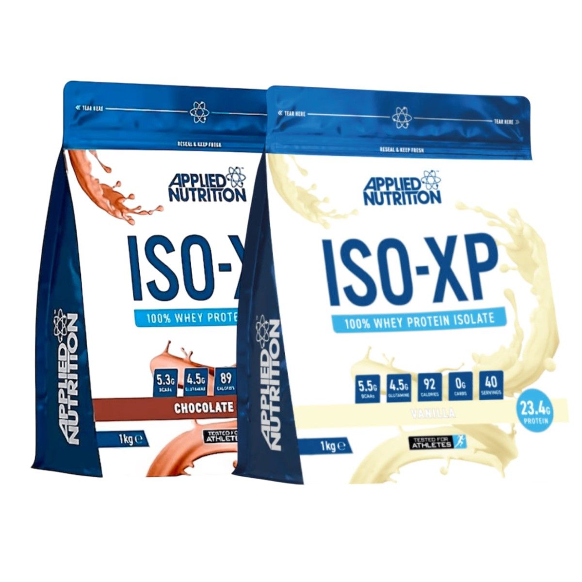 APPLIED NUTRITION - Pack X2 Proteínas AppliedNutrition ISO-XP 1kg Sabor VainillayChocolate