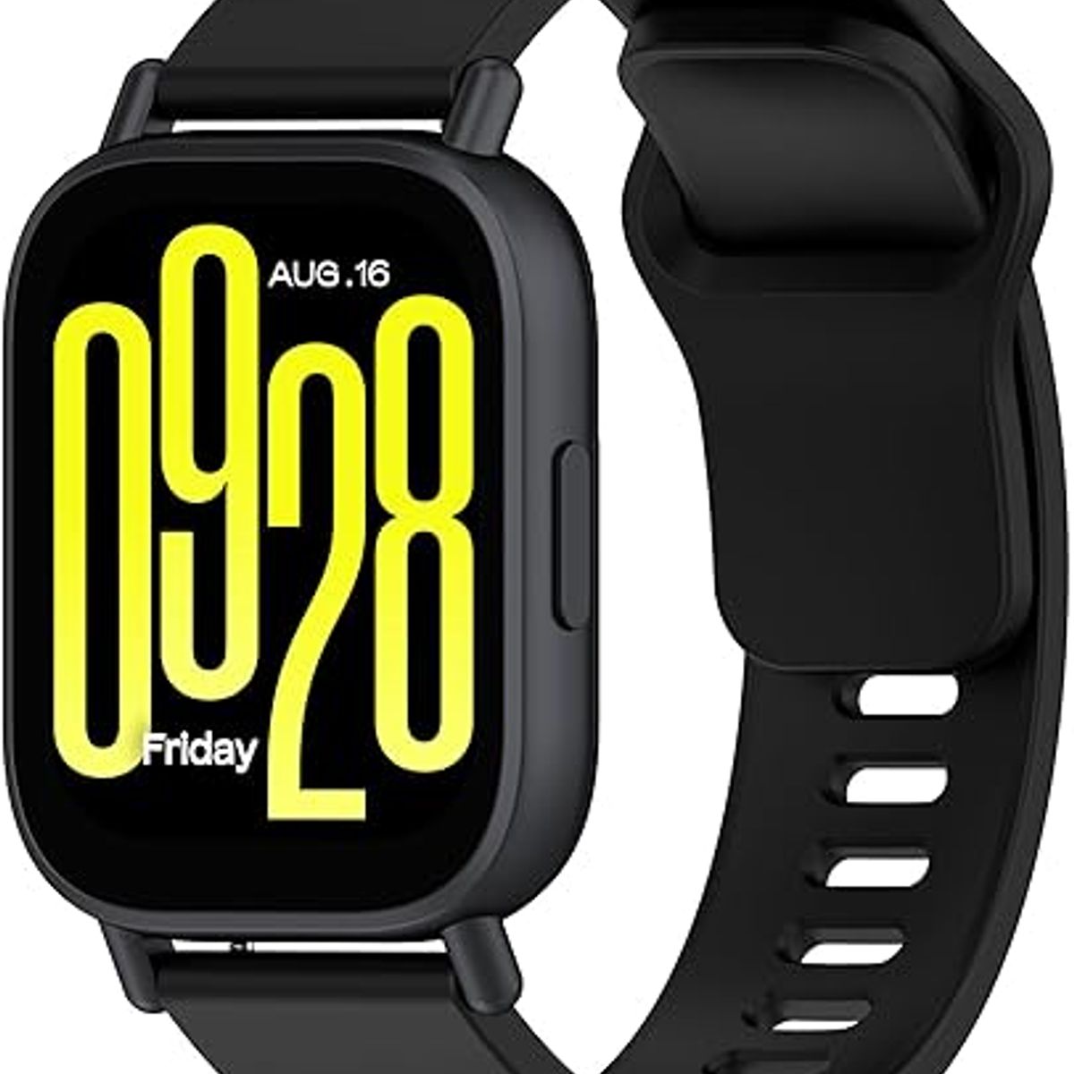GENERICO - CORREA DE SILICON NEGRO PARA XIAOMI REDMI WATCH 5 LITE
