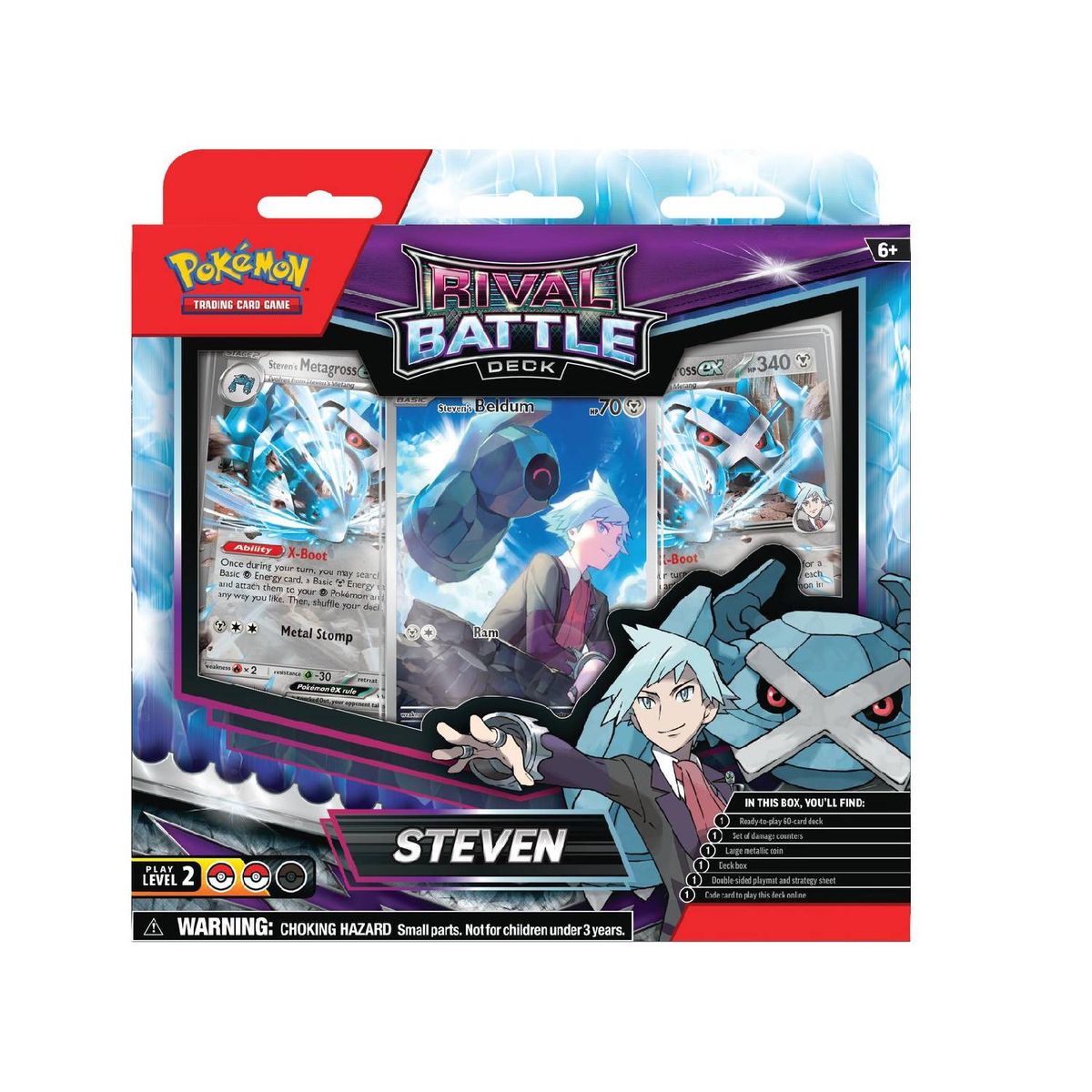 POKEMON - Pokemon TCG Rival Battle Deck Steven Ingles
