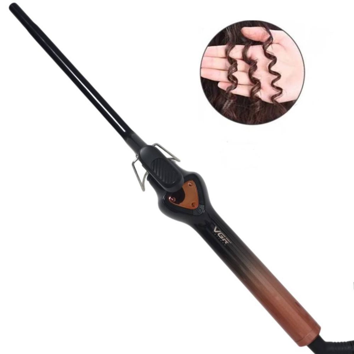 GENERICO - Rizador Ondulador VGR Modelo delgado  10 mm