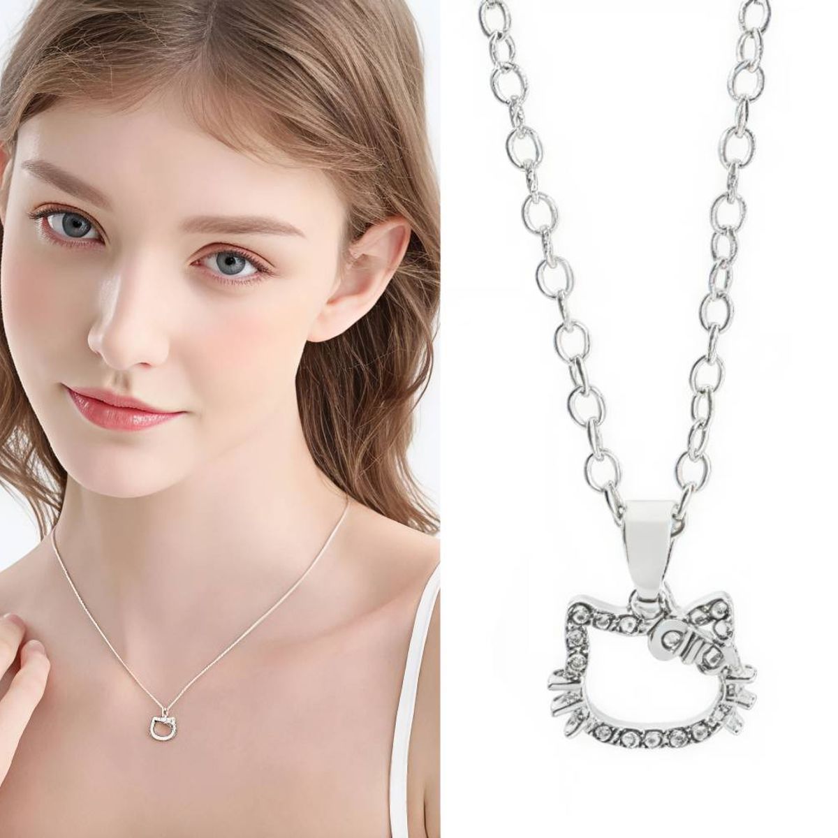 NO LOGO - Collar Dije Gatito Detalle Unico Especial