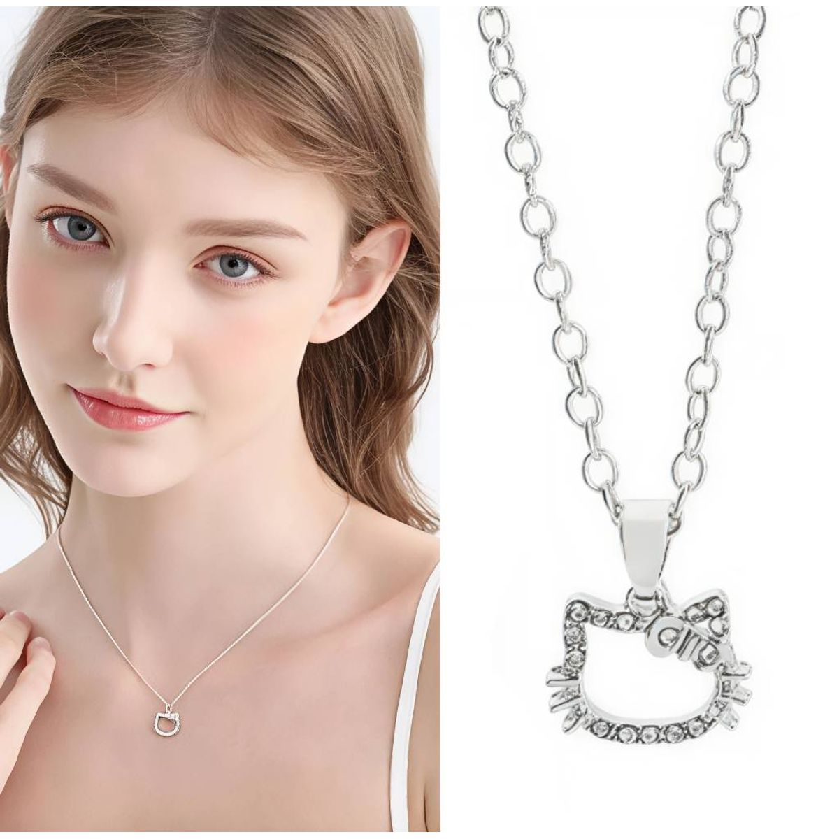 NO LOGO - Collar Dije Gatito Detalle Unico Especial