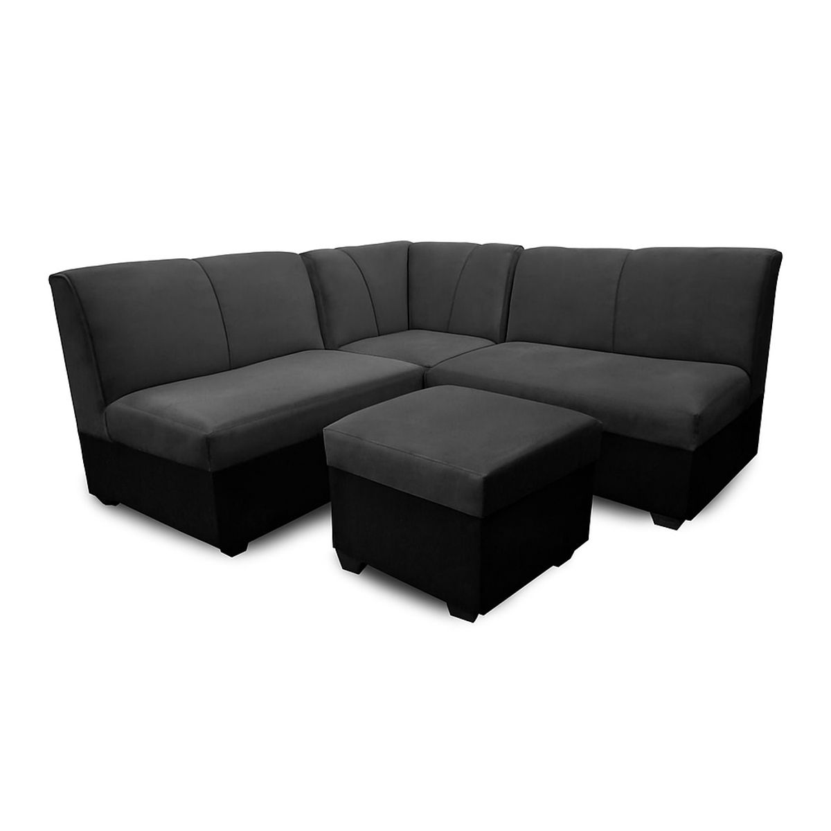 GENERICO - Seccional Provenzal + Banqueta de Regalo - Gris Oscuro