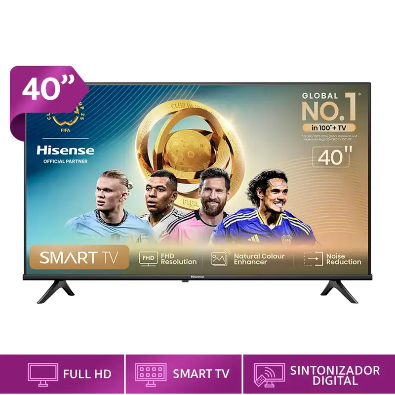 HISENSE - Televisor led smart 40 Hisense 40A4NV 2025