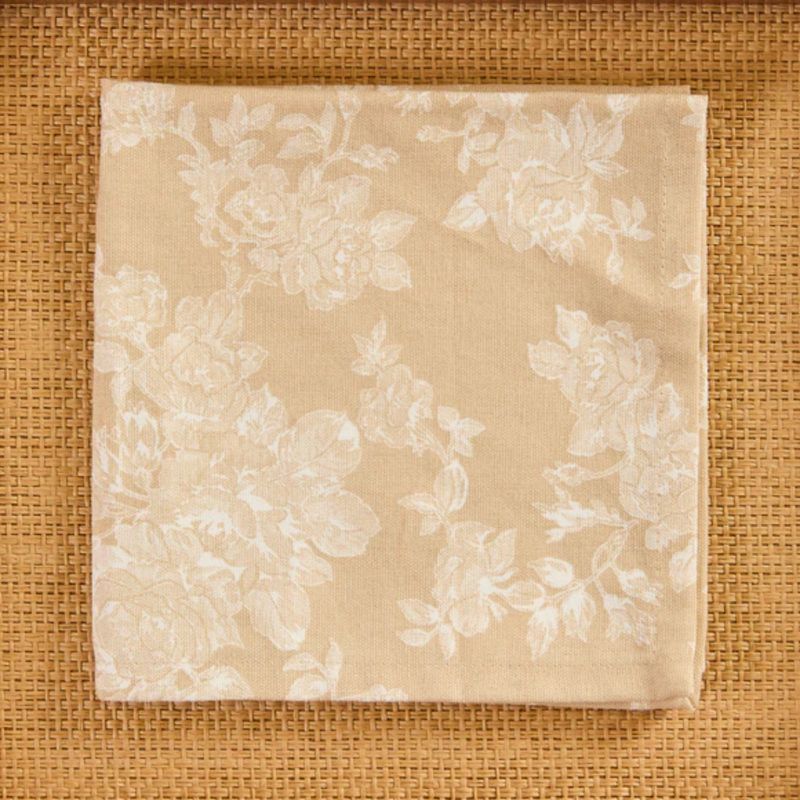 CLAUDIA RIVA HOME - Pack 4u Servilleta de Algodón Jazmin