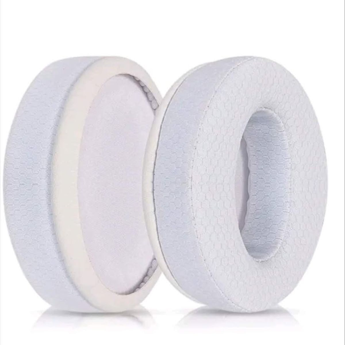 GENERICO - Almohadillas para audífonos Sennheiser HD 4,50 HD4.50 BTNC blanco tela