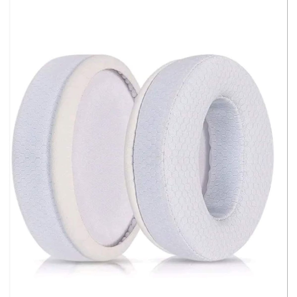 GENERICO - Almohadillas para audífonos Sennheiser HD 4,50 HD4.50 BTNC blanco tela