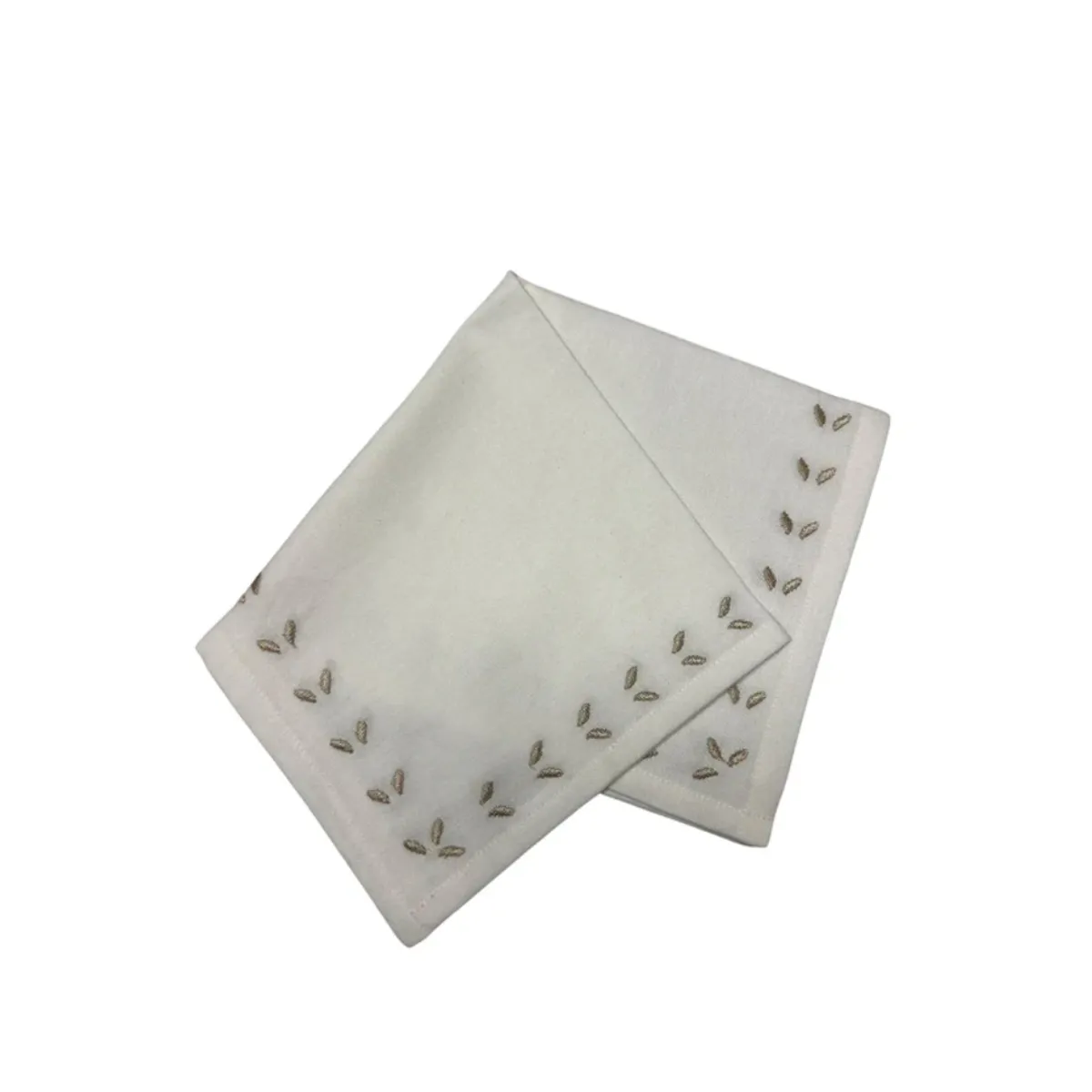 CLAUDIA RIVA HOME - Pack 4u Servilleta de Algodón Hojas