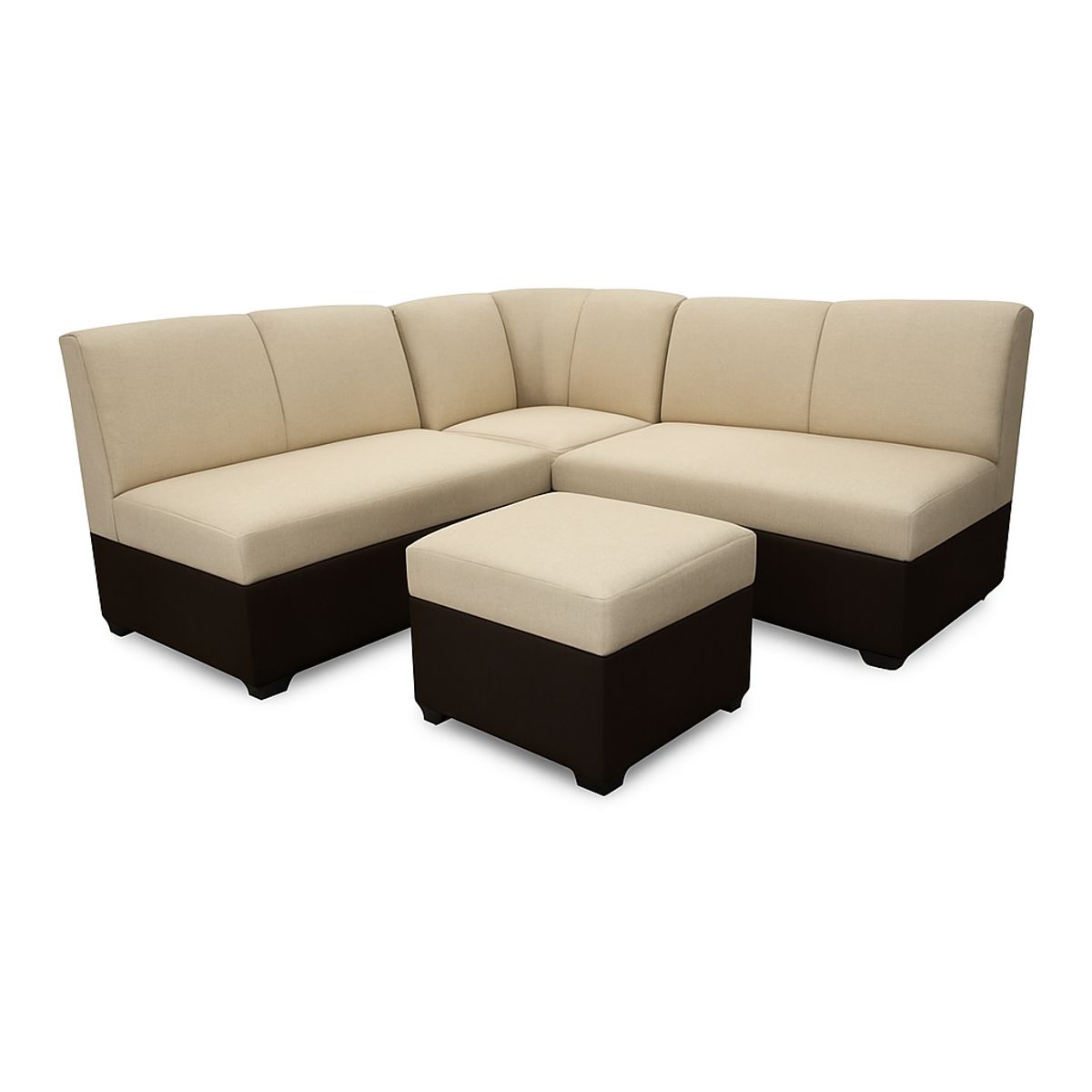 GENERICO - Seccional Provenzal Beige + Banqueta de regalo