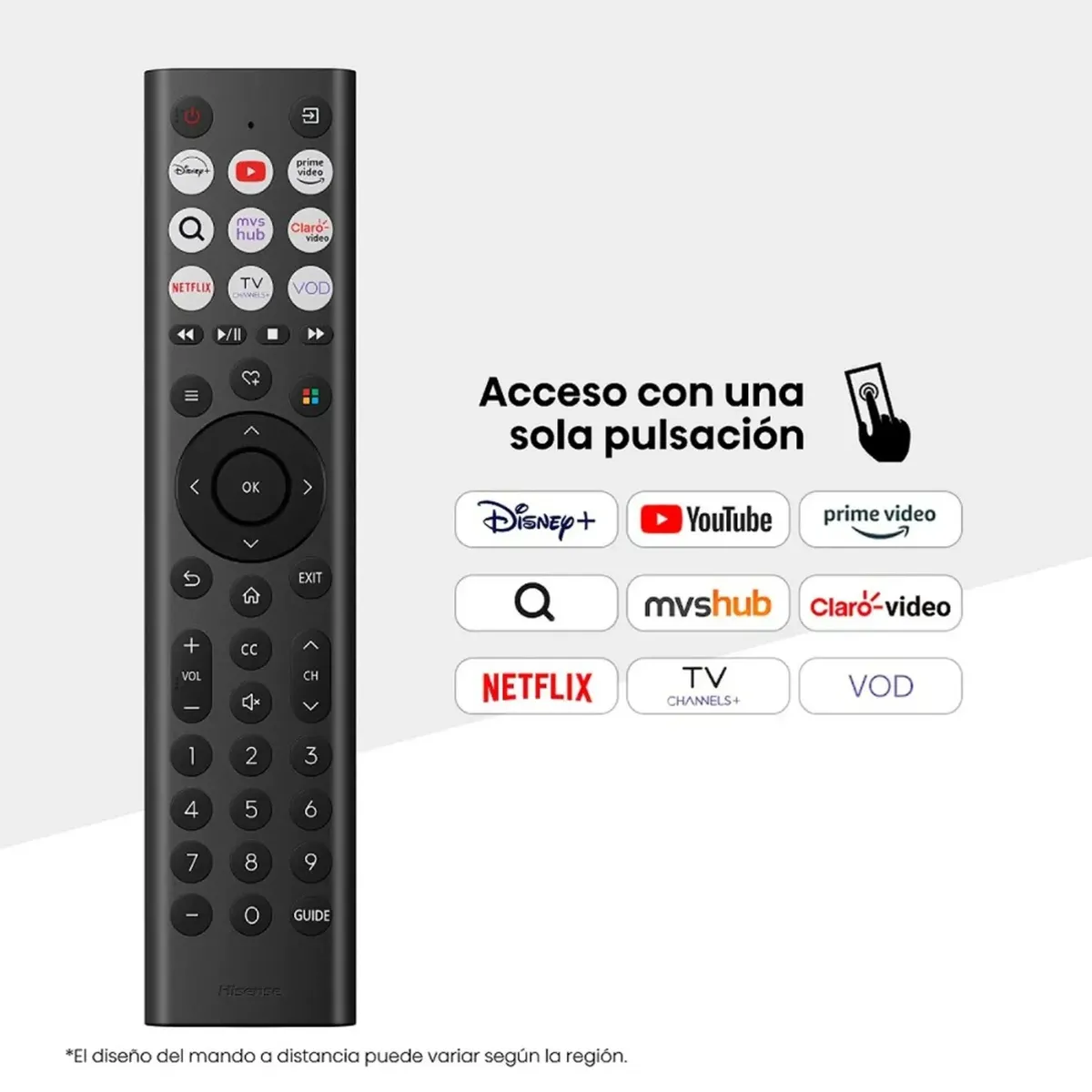 HISENSE - Televisor Hisense 32” Smart TV LED HD 32A4NV