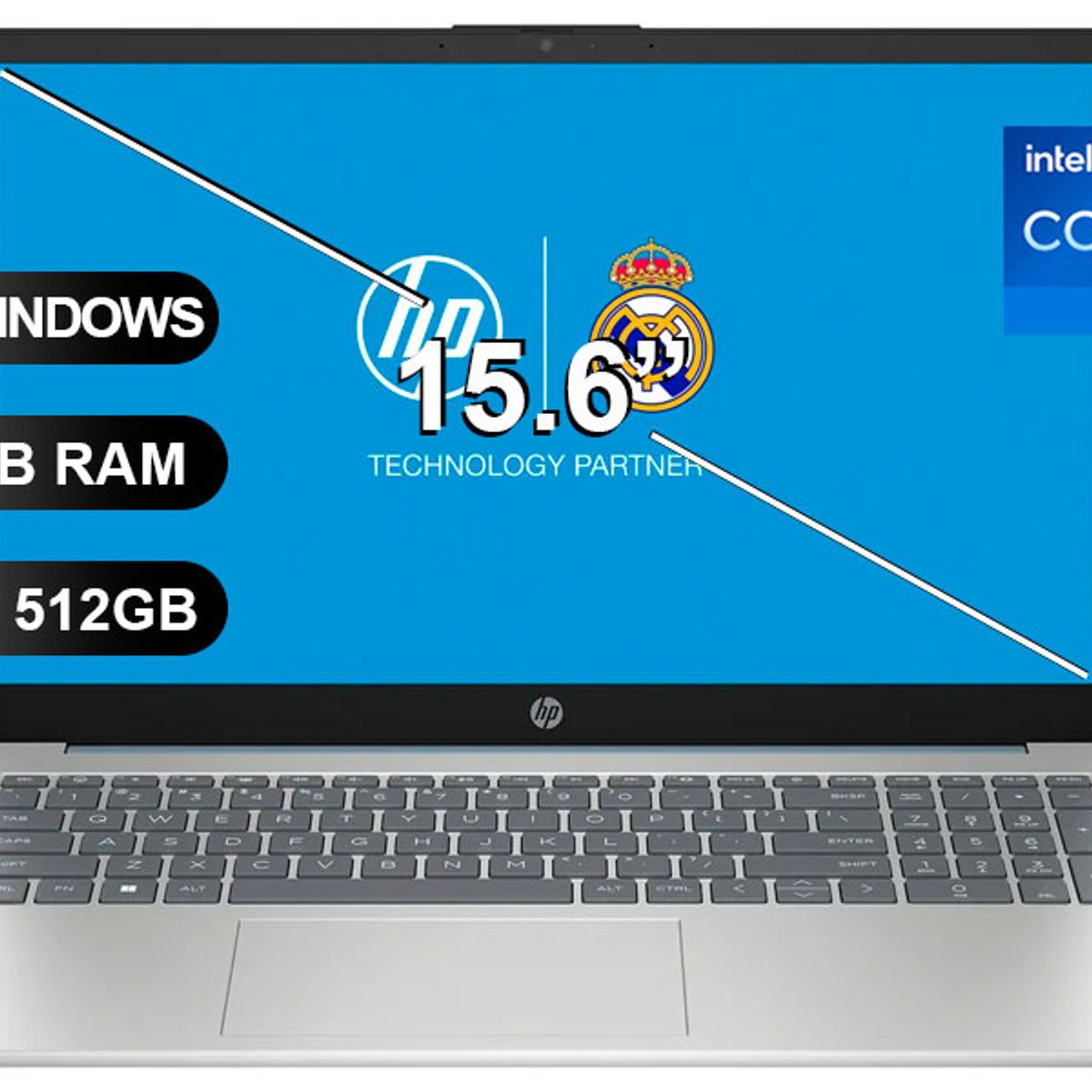 HP - Laptop HP 15-fd0006LA I7-1355U 12GB RAM 512GB SSD 156 SIN WINDOWS 802N8LA