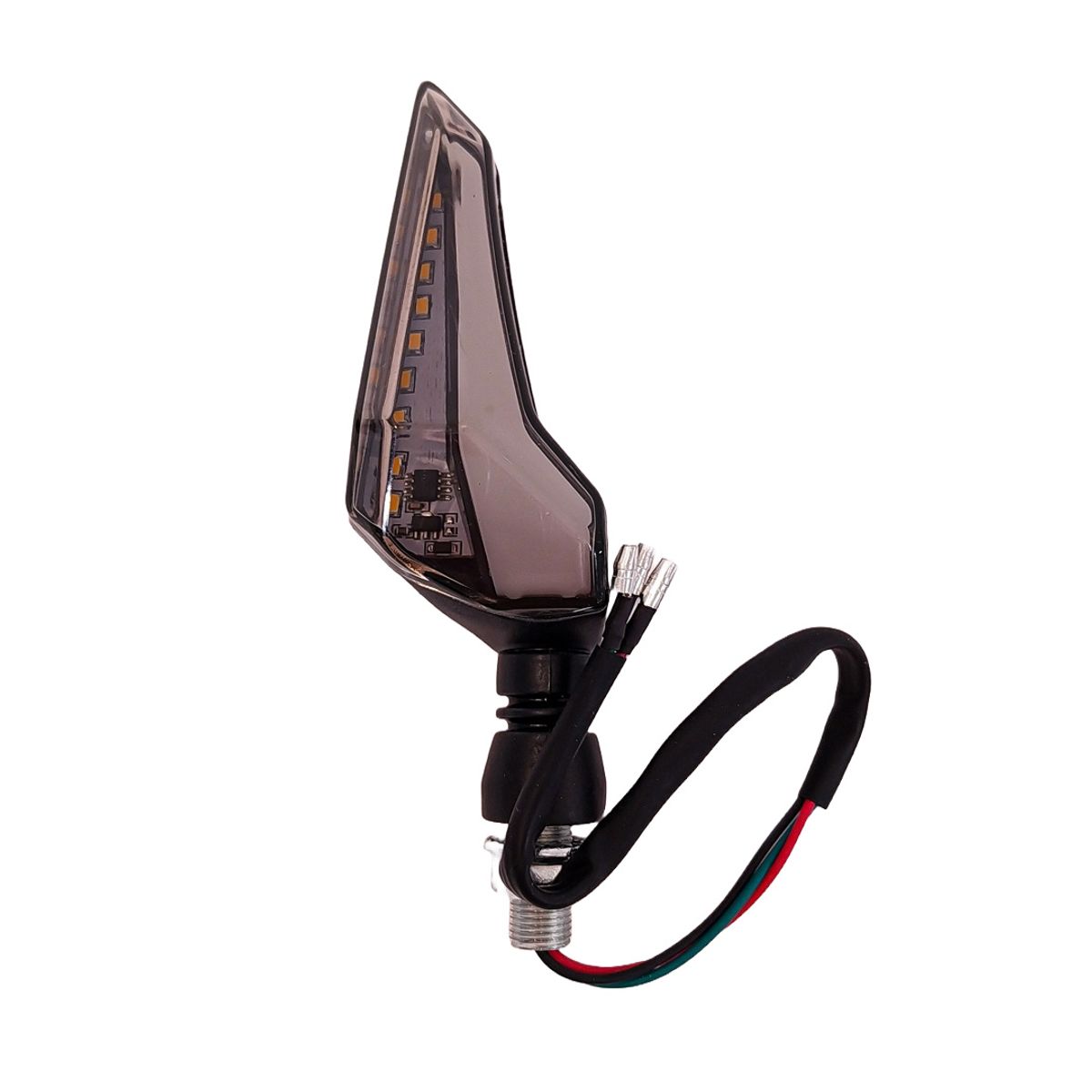 GENERICO - Direccionales Led Moto 2pcs Modelo Punta Luz Blanca y Ámbar