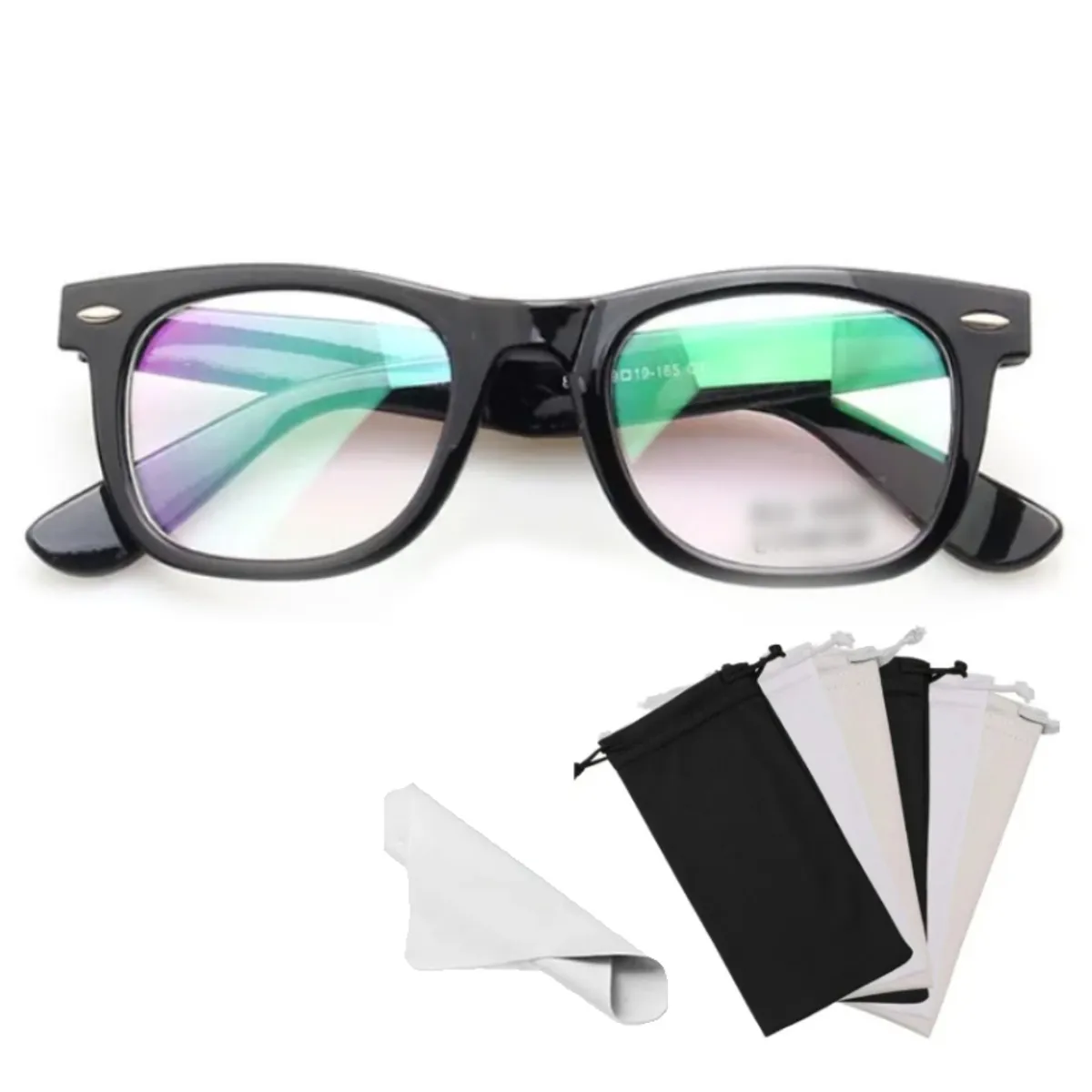 GENERICO - Lentes Con Filtro Azul Negros Modelo Clásico Anti Blue