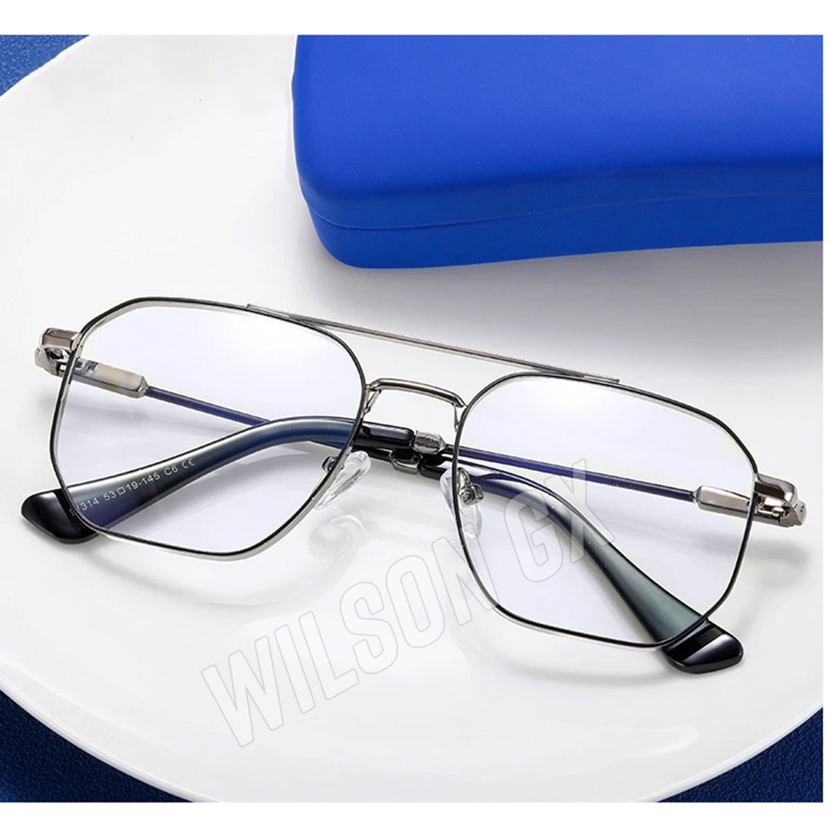 OEM - Lentes Premium Negros Modelo Clásico Con Filtro Azul para Computadora