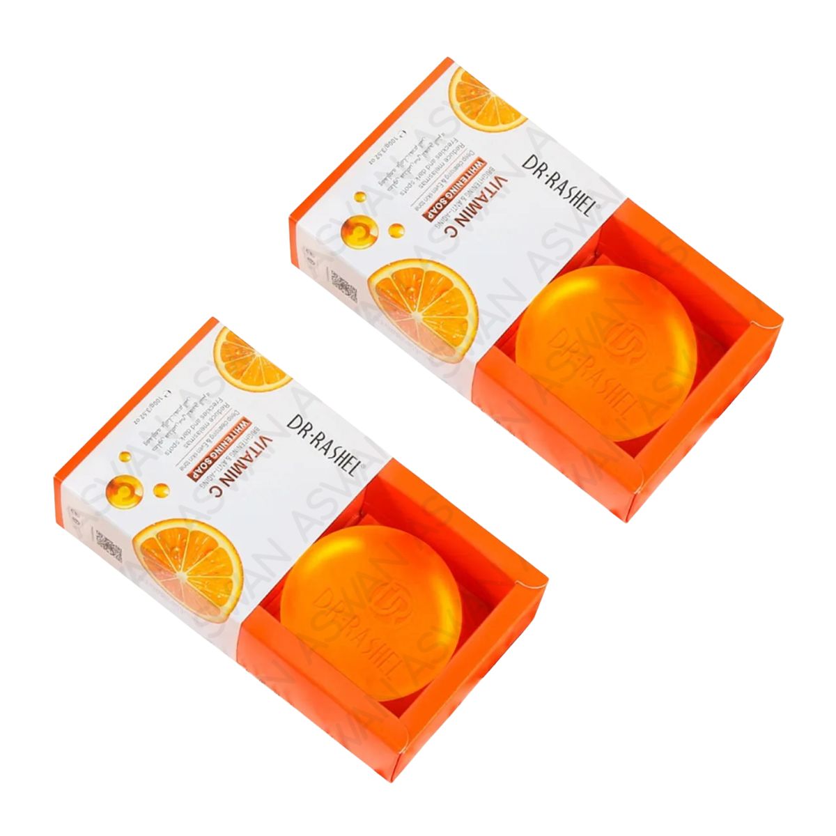 GENERICO - PACK DE 2 JABON BLANQUEADOR CON VITAMINA C 100GR - DR RASHEL