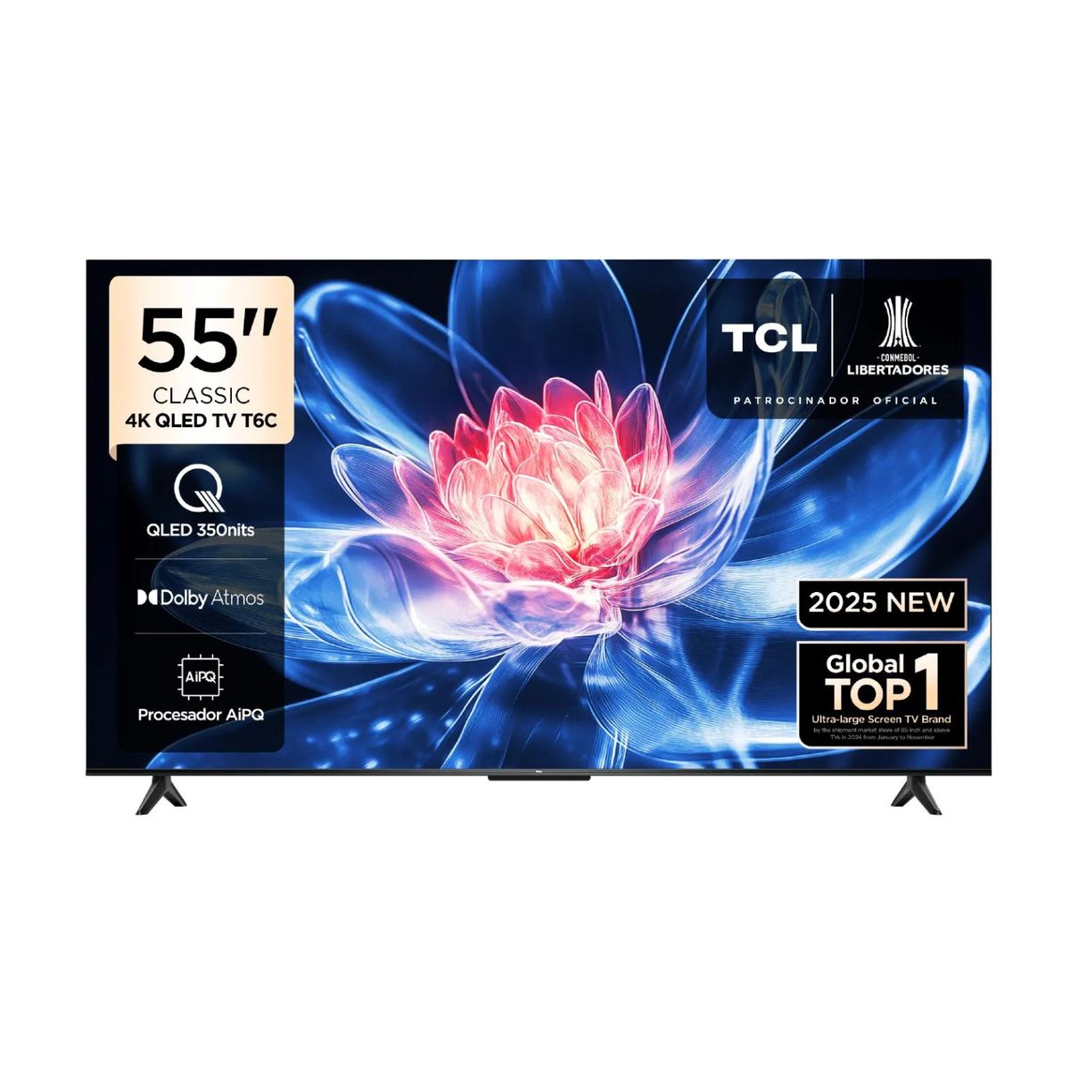 TCL - Televisor TCL 55 QLED 4K Ultra HD 55T6C