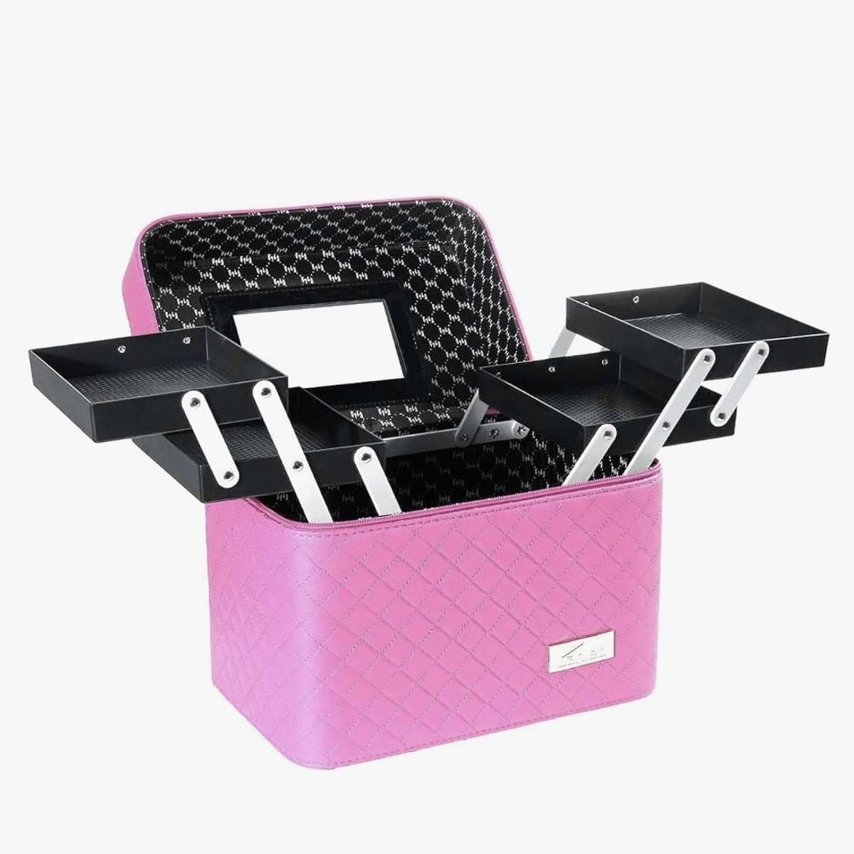 GENERICO - Neceser Organizador de Maquillaje y Joyas de Lujo con Espejo