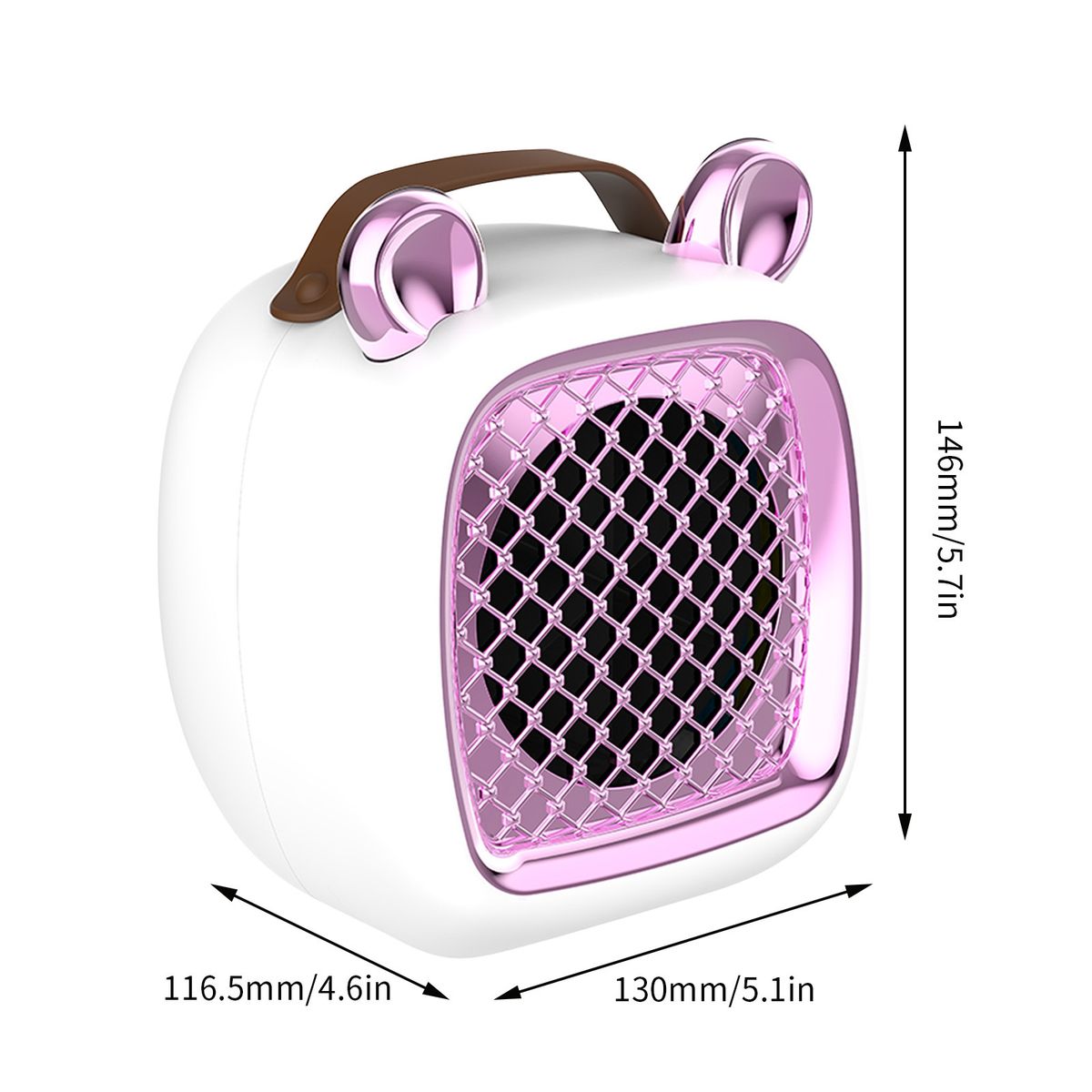 GENERICO - Calefactor Eléctrico Portátil  Ahorra Energía y Espacio