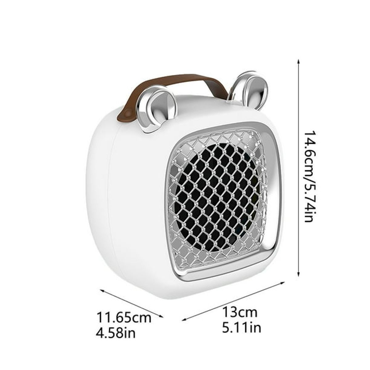 GENERICO - Estufa Calefactor Eléctrico Portátil 500W Calor para tu Hogar Oficina