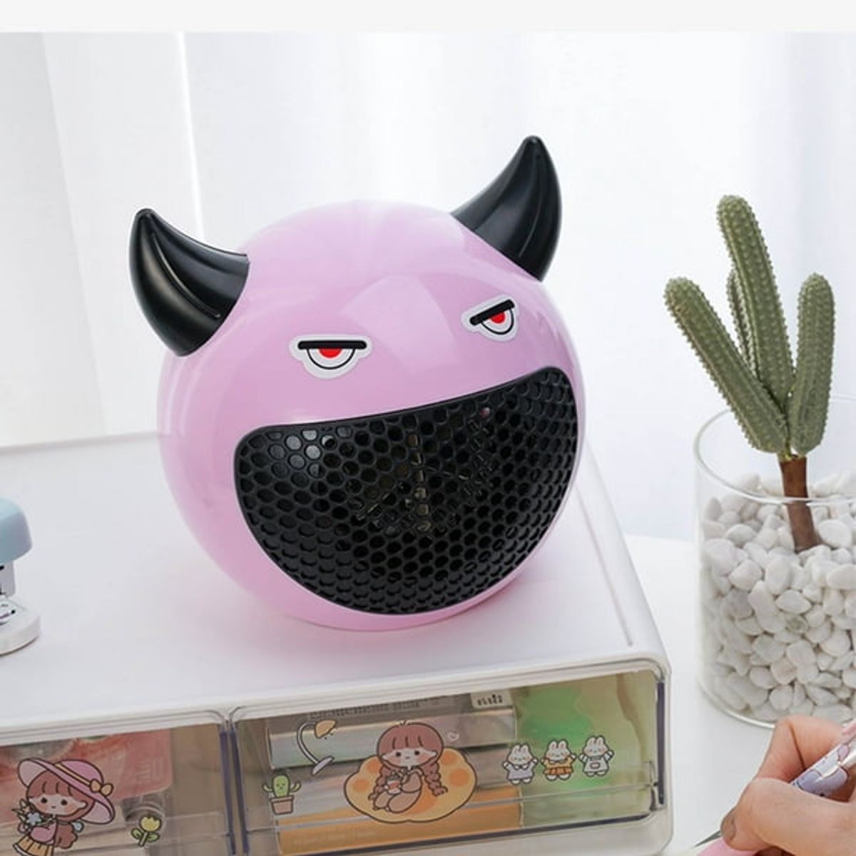 GENERICO - Calentador Eléctrico Portátil  Bajo Consumo Rápido Calor y Compacto