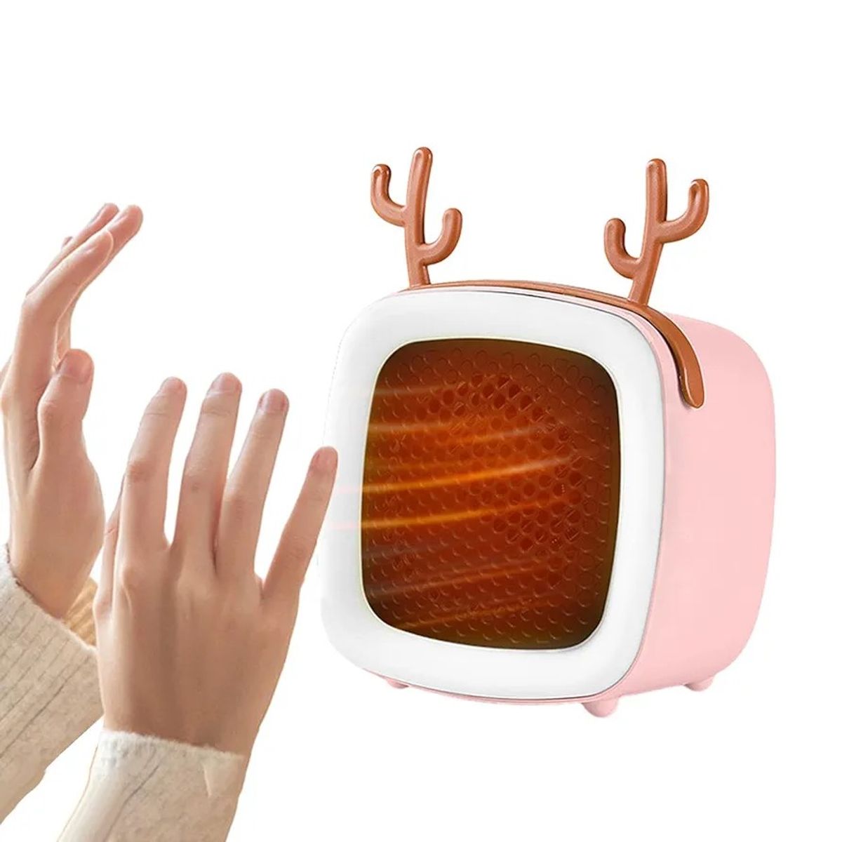 GENERICO - Calentador Calefactor Eléctrico Portátil 500W - Protege a tu familia del frío