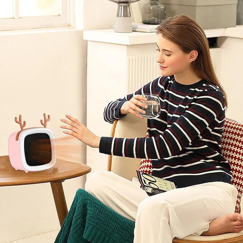 GENERICO - Calefactor Eléctrico Portátil 400W Ahorra Energía y Espacio