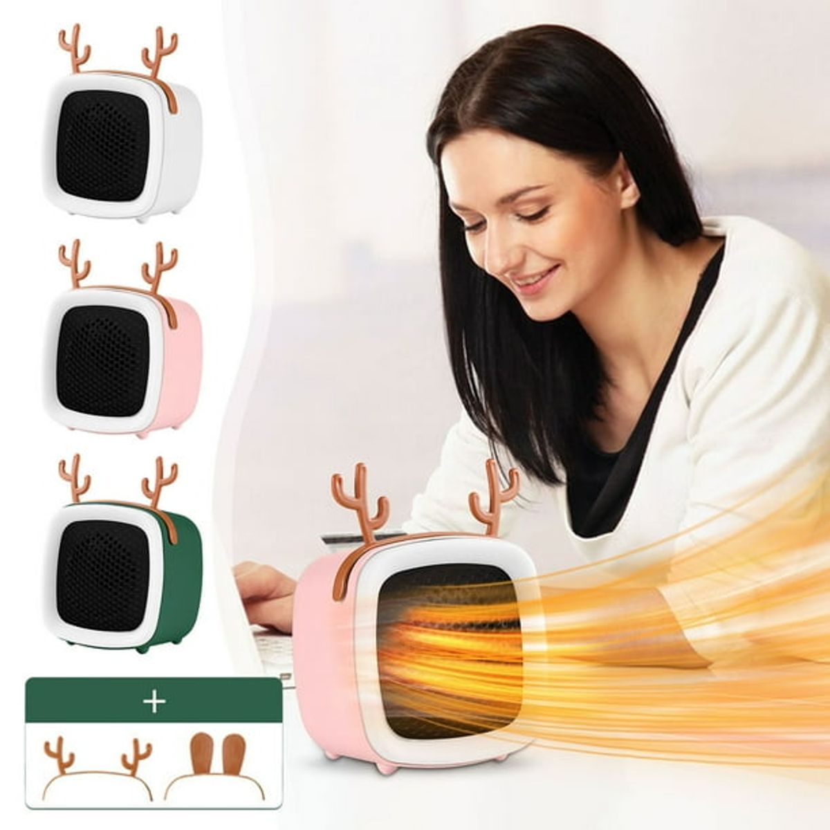 GENERICO - Calefactor Eléctrico Portátil Para este Frio Intenso