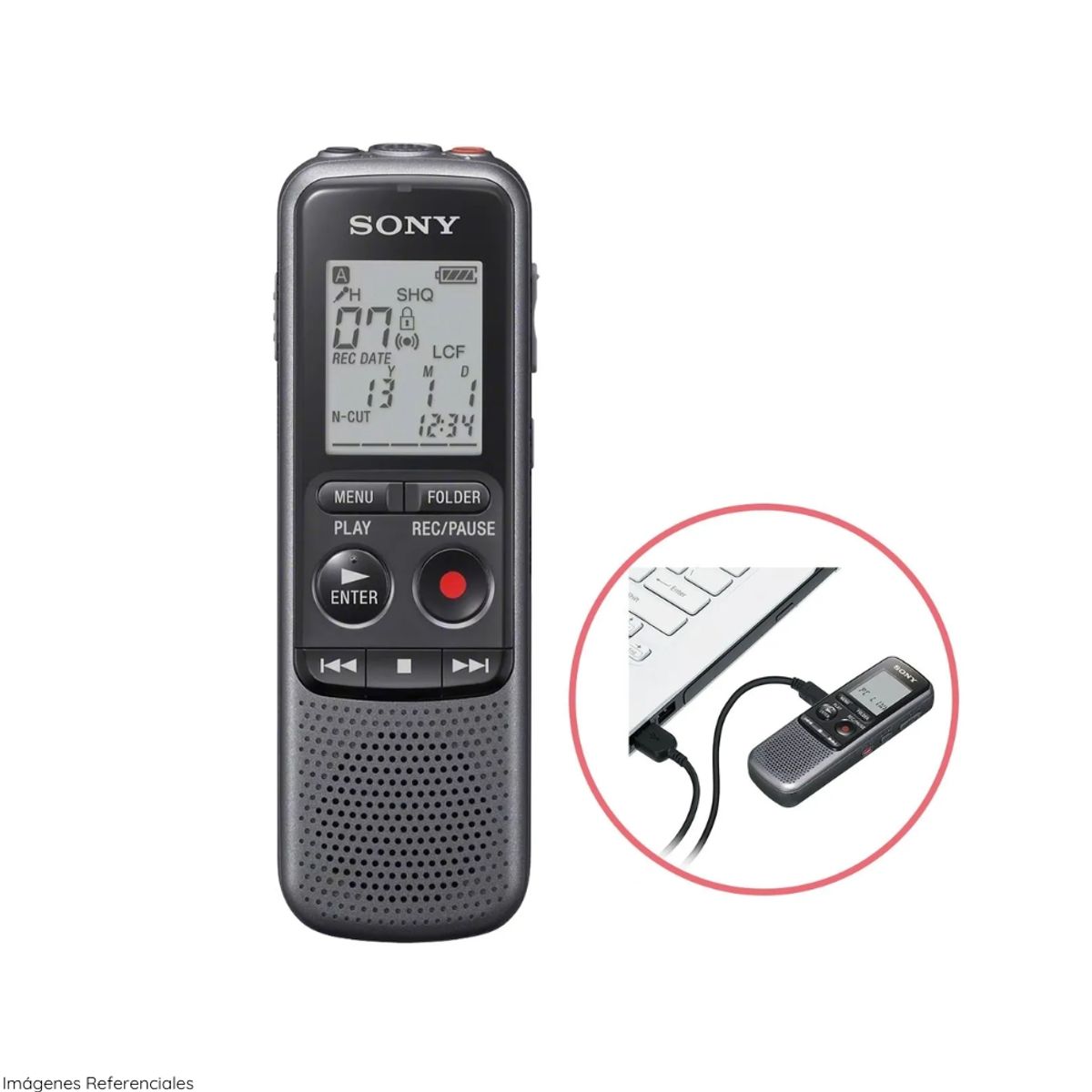 SONY - Grabador de voz Sony digital mono ICP-PX240