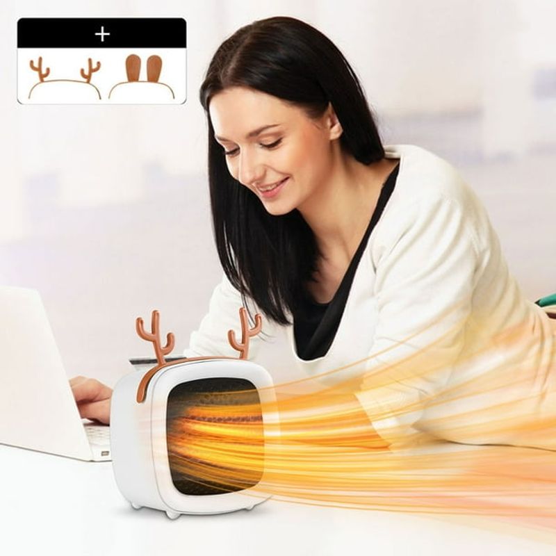 GENERICO - Estufa Eléctrica Portátil Ahorra Energía y Espacio